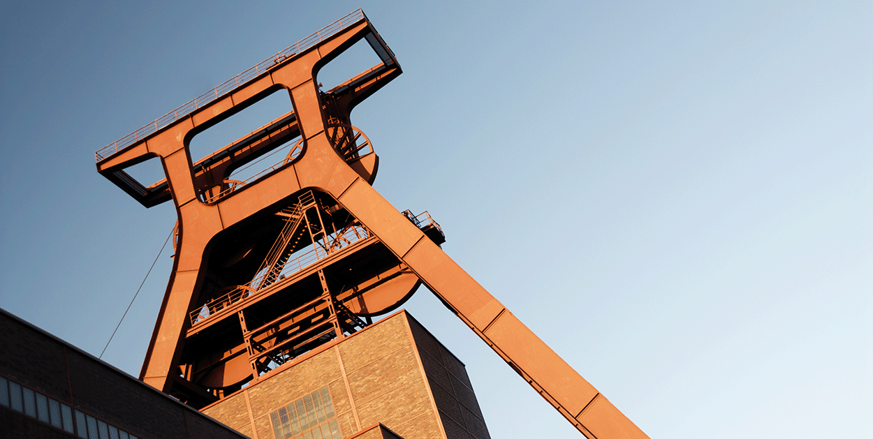 Zeche Zollverein symbolisiert Unternehmen im Ruhrgebiet
