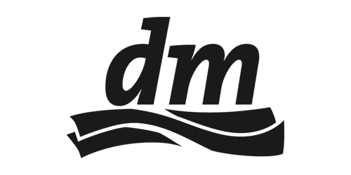 Logo dm schwarz